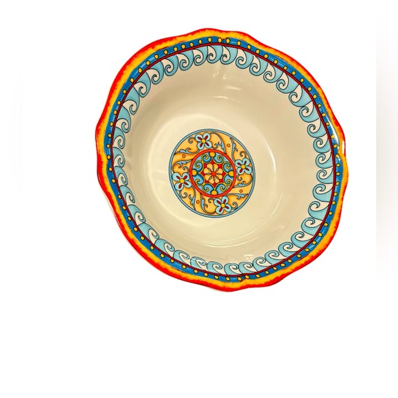 Euro ceramics Duomo Salad Bowl - Picture 1 of 7